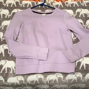 Club Monaco lilac dress sweatshirt